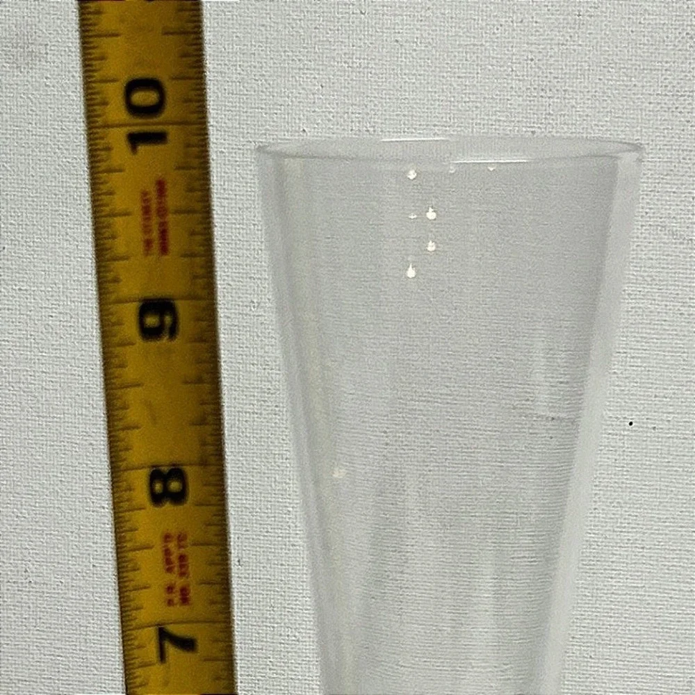 ARTLAND PRESCOTT HONEYCOMB STEM CHAMPAGNE FLUTES Brutalist Frosted glass MCM